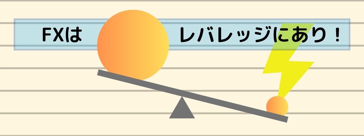 FXの利点はレバレッジにあり